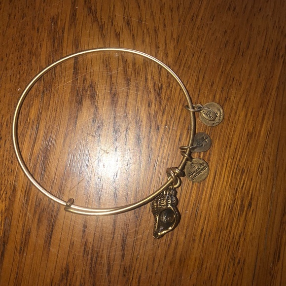 Alex and Ani Jewelry - Gold shell Alex and Ani bracelet